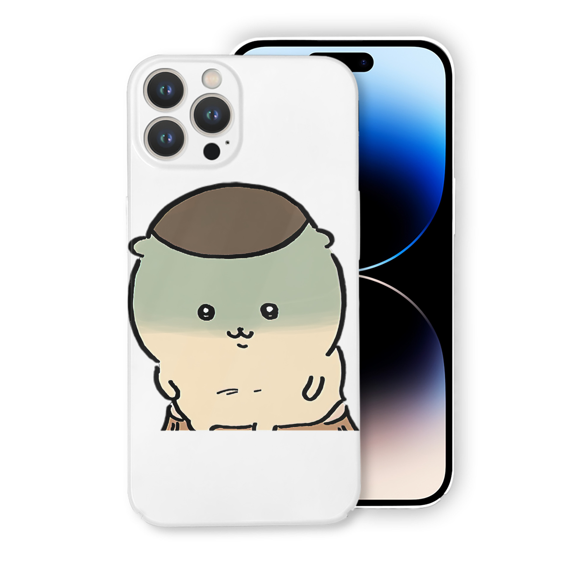 （画像用） ちいかわ くりまんじゅう Chii-kawa kuri manjū 【iPhone 14シリーズ対応】ハードケース